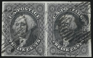 Sale 1074, Lot 540, 12c 1851 Issue (Scott 17)