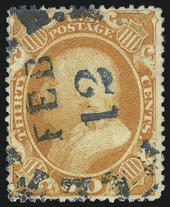 Sale 1074, Lot 645, 30c-90c 1857-60 Issue (Scott 38-39)