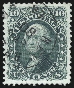 Sale 1074, Lot 674, 10c 1861 Issue (Scott 68)
