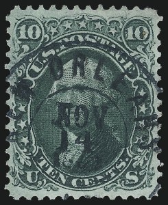 Sale 1074, Lot 678, 10c 1861 Issue (Scott 68)