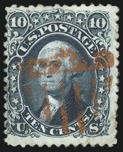 Sale 1074, Lot 689, 10c 1861 Issue (Scott 68)