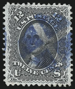 Sale 1074, Lot 713, 12c 1861 Issue (Scott 69)
