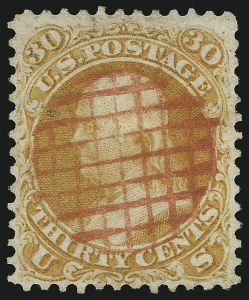 Sale 1074, Lot 772, 30c 1861 Issue (Scott 71)