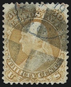 Sale 1074, Lot 798, 30c 1861 Issue, cont. (Scott 71)