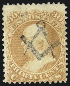 Sale 1074, Lot 802, 30c 1861 Issue, cont. (Scott 71)