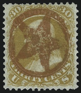 Sale 1074, Lot 822, 30c 1861 Issue, cont. (Scott 71)