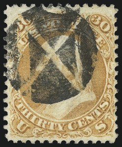 Sale 1074, Lot 832, 30c 1861 Issue, cont. (Scott 71)