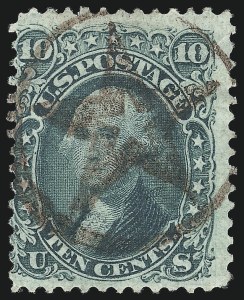 Sale 1074, Lot 912, 1868 Grilled Issue