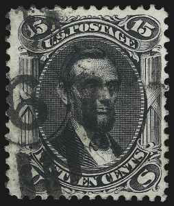 Sale 1075, Lot 1100, 1867-68 Grilled Issue and 1875 Re-Issue