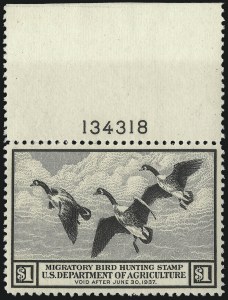 Sale 1076, Lot 2017, United States Hunting Permit Singles