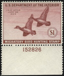 Sale 1076, Lot 2024, United States Hunting Permit Singles