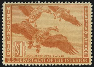 Sale 1076, Lot 2025, United States Hunting Permit Singles