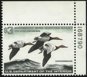 Sale Number 1076, Lot Number 2030, United States Hunting Permit Singles (Continued...) Sale Number 1076, Lot Number 2030, United States Hunting Permit Singles (Continued...)