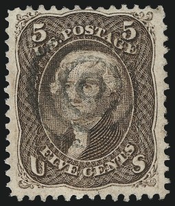 Sale 1077, Lot 103, 1867-68 Grilled Issue (Scott 79-101)