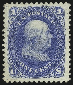 Sale 1077, Lot 110, 1875 Re-Issue of 1861-66 Issue (Scott 102-111)