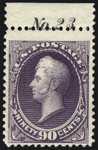 Sale 1077, Lot 160, 1870-88 Bank Note Issues (Scott 134-218)