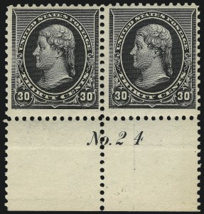 Sale 1077, Lot 167, 1890-93 Issue (Scott 219-229)
