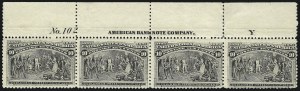 Sale 1077, Lot 170, 1893 Columbian Issue (Scott 230-245)