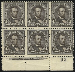 Sale 1077, Lot 186, 1894-98 Bureau Issue (Scott 246-284)