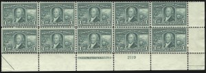 Sale 1077, Lot 228, 1904 Louisiana Purchase thru Bluish Paper (Scott 323-366)