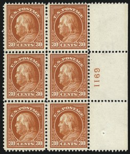 Sale 1077, Lot 260, 1912-15 Washington-Franklin Issues (Scott 405-461)