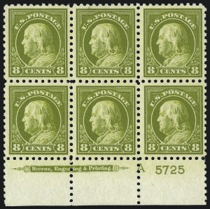 Sale 1077, Lot 285, 1916-19 Issues (Scott 462-524)