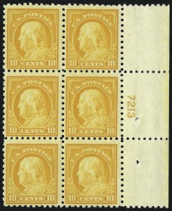 Sale 1077, Lot 286, 1916-19 Issues (Scott 462-524)
