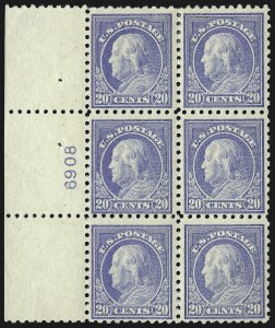Sale 1077, Lot 292, 1916-19 Issues (Scott 462-524)