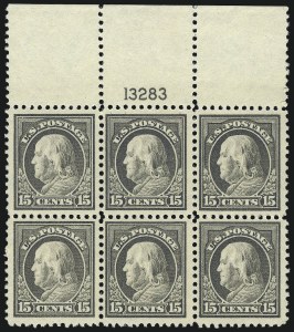 Sale 1077, Lot 302, 1916-19 Issues (Scott 462-524), 15c Gray (514) Sale 1077, Lot 302, 1916-19 Issues (Scott 462-524)