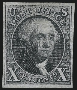 Sale 1077, Lot 39, 1847 Issue and 1875 Reproduction (Scott 1-4)