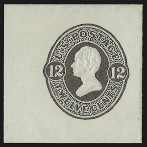 Sale 1077, Lot 491, Postal Stationery (U, UX), 12c Plum on White (U195) Sale 1077, Lot 491, Postal Stationery (U, UX)