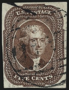 Sale 1077, Lot 51, 1851-56 Issue (Scott 5-17)