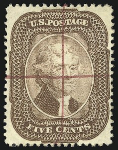 Sale 1077, Lot 68, 1857-60 Issue (Scott 18-39)