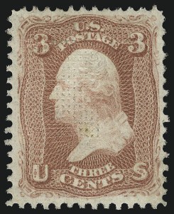 Sale 1077, Lot 96, 1867-68 Grilled Issue (Scott 79-101)
