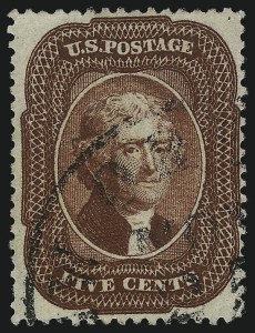 Sale 1078, Lot 104, 1c-90c 1857-60 Issue (Scott 19-39)