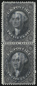 Sale 1078, Lot 120, 1c-90c 1857-60 Issue (Scott 19-39)
