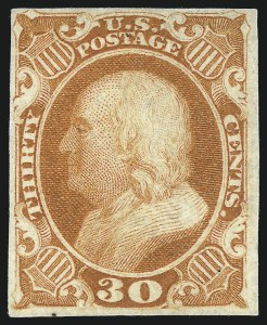 Sale 1078, Lot 133, 1c-90c 1857-60 Issue (Scott 19-39)