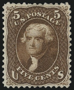 Sale 1078, Lot 180, 1861-68 Issue (Scott 71-78)