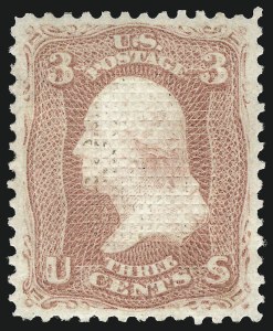 Sale 1078, Lot 193, 1867-68 Grilled Issue and 1875 Re-Issue (Scott 79-111)