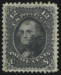 Sale 1078, Lot 198, 1867-68 Grilled Issue and 1875 Re-Issue (Scott 79-111)