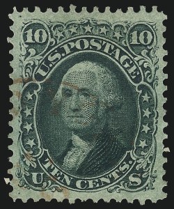 Sale 1078, Lot 201, 1867-68 Grilled Issue and 1875 Re-Issue (Scott 79-111)