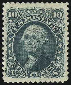 Sale 1078, Lot 211, 1867-68 Grilled Issue and 1875 Re-Issue (Scott 79-111)