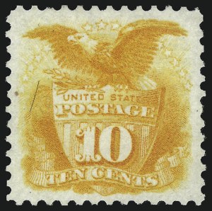 Sale 1078, Lot 257, 1875 Re-Issue of 1869 Pictorial Issue (Scott 123-132)