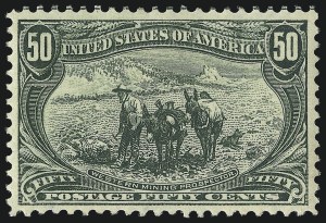 Sale 1078, Lot 420, 1898 Trans-Mississippi thru 1901 Pan-American Issues (Scott 287-297), 50c Trans-Mississippi (291) Sale 1078, Lot 420, 1898 Trans-Mississippi thru 1901 Pan-American Issues (Scott 287-297)