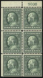 Sale 1078, Lot 464, 1908-15 Washington-Franklin Issues