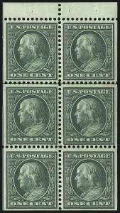 Sale 1078, Lot 465, 1908-15 Washington-Franklin Issues