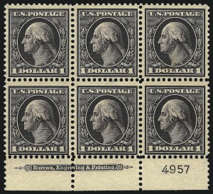 Sale 1078, Lot 479, 1908-15 Washington-Franklin Issues