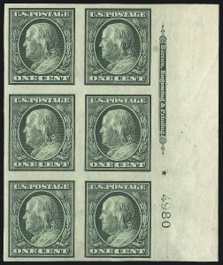 Sale 1078, Lot 482, 1908-15 Washington-Franklin Issues