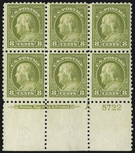 Sale 1078, Lot 520, 1912-23 Washington-Franklin Issues