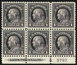 Sale 1078, Lot 551, 1912-23 Washington-Franklin Issues